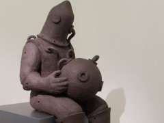 Museum Beelden aan Zee acquires: n.t. 2012 fired black clay H: 93 cm