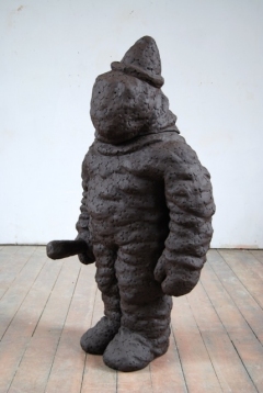 n.t. 2007 fired black clay H: 145 cm private collection The Hague