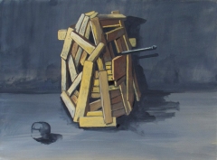 n.t. 2014 gouache on panel 23 x 31 cm private collection, Brugge (BE)