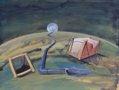 n.t. 2014 gouache on panel 31 x 41 cm